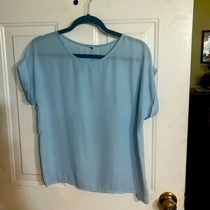 Powder blue dress shirt